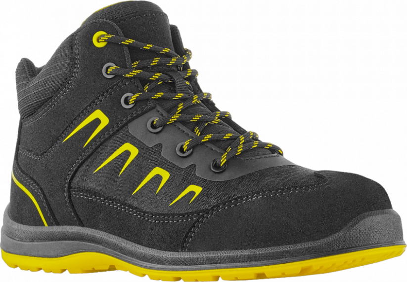 Pracovní boty kotníkové VM Rhodos 2020-O2ESD, černo/žlutá